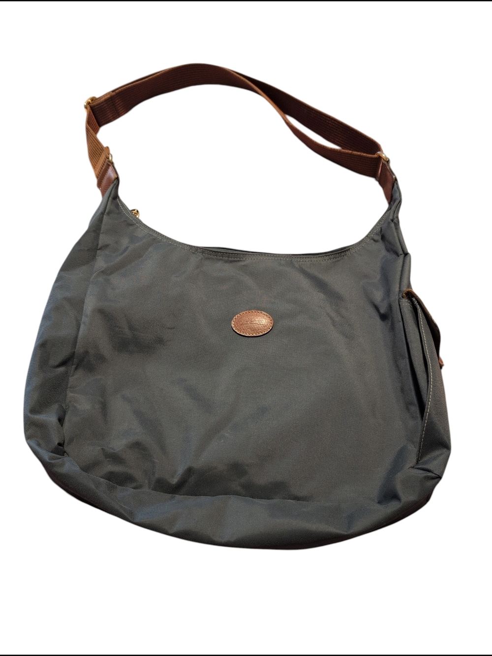 Longchamp Nylon Le Pliage Hobo Crossbody Bag -